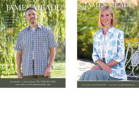 Request a James Meade Ladies or Mens clothing catalogue today