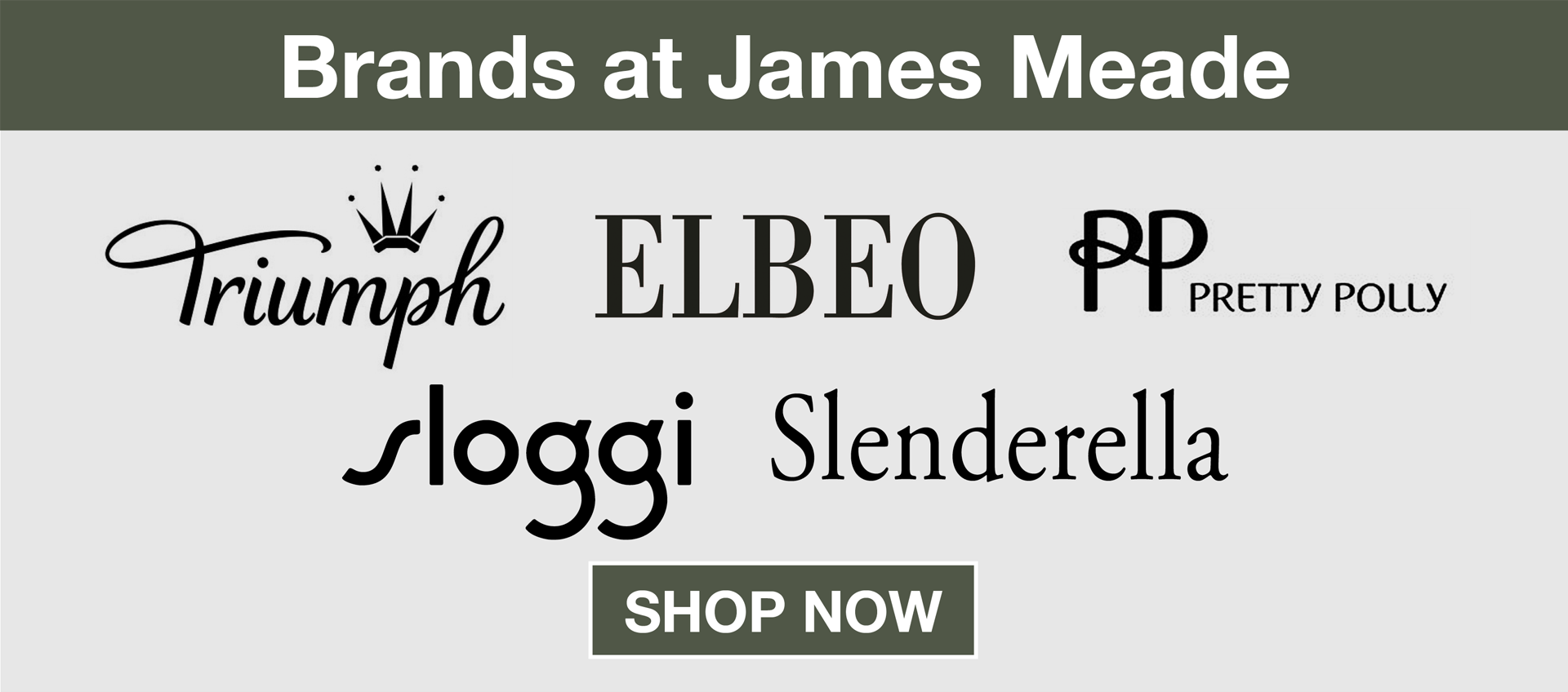 Underwear Brands at James Meade
