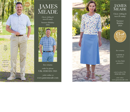 Ladies & men's clothing catalogues
