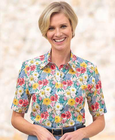 Liberty Print Tana Lawn Ladies Blouses from James Meade