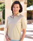 Silky Cotton Ladies Polo Top