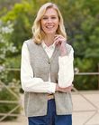 Nina V Neck Pure Shetland Wool Waistcoat