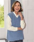 Ingrid V Neck Lambswool Tunic Slipover