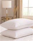 Pair of Goose Feather and Down Luxury Pillows