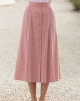 Polly Coral Pink Skirt