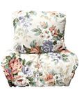 Microfibre Floral Back Support Pillow