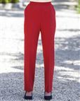 Sandown Red Pull On Trousers