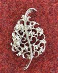 Leaf Pewter Brooch