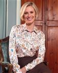 Valentina Floral Liberty Print Pure Silk Blouse