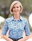Mia Multi Coloured Pure Cotton Polo