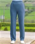 Marina Blue Leisure Pull On Straight Leg Trousers