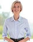 Joyce Striped Pure Cotton Blouse