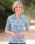 Elsa Multi Coloured Pure Cotton Polo