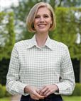 Belinda Checked Pure Cotton Blouse 