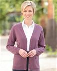 Merino Grape Cardigan
