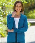 Merino Wool Peacock Cardigan