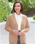 Merino Toffee Cardigan