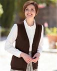 Merino Bitter Chocolate Waistcoat 