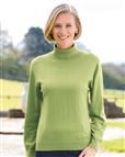 Merino Wool Roll Neck Kiwi Sweater 