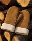 Sheepskin Mitts - Tan