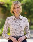 Macie Polycotton Patterned Blouse