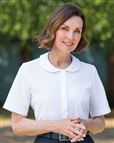 Tina Polycotton White Blouse