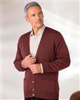 Merino Cinnamon Cardigan  Mens