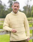 Ecru Guernsey Sweater Mens