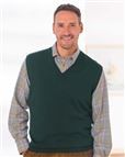 Tartan Green Merino Slipover Mens