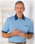 Gabicci Blue Mens Short Sleeve Polo Top