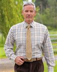 Ayr Tattersall Check Cotton & Wool Shirt