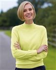 Merino Wool Pistachio Turtle Neck Sweater