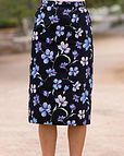 Callie Cotton Mix Straight Skirt