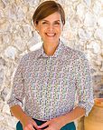 Tilly Patterned Pure Cotton Blouse