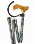 Floral Folding Walking Stick