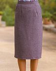 Algarve Pure Shetland Wool Straight Skirt