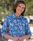 Pauline Floral Linen Blend Blouse