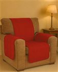 Faux Suede Furniture Protectors - Wine