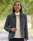 Ladies Downton Wool Mix Tweed Jacket