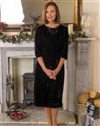 Giselle Mock Velvet Dress