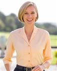 Easy Care 3/4 Sleeved Apricot Blouse