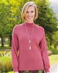 Merino Turtle Neck Rose Tunic