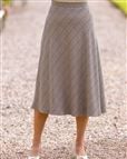 Murcia Wool Blend Checked Skirt