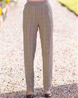 Murcia Wool Blend Checked Trousers