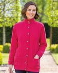 Corinne Fuchsia Cable Jacket 