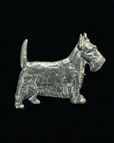 Pewter Scotty Dog Brooch
