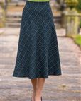 Elsworth Pure Wool Checked Skirt