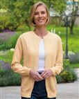 Pointelle Ladies Cotton Cardigan
