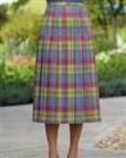 Olympia Pure Wool Checked Skirt
