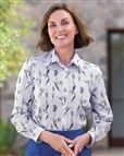 Darlene Floral Long Sleeve Cotton Blouse
